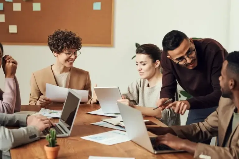 Team collaboration representing GetResponse vs Constant Contact email marketing comparison