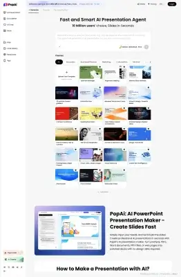 PopAi Review: AI Presentation Maker, ChatPDF, and AI Workspace for Busy Teams