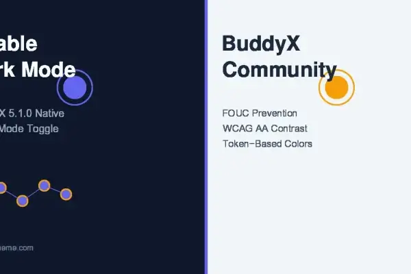 BuddyX dark mode and light mode side by side showing the Color Mode Toggle feature