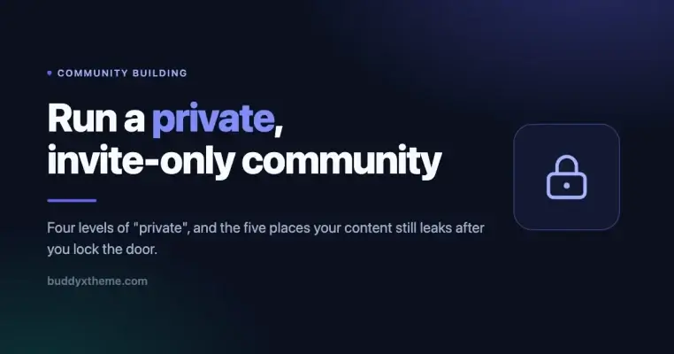 How to Run a Private, Invite-Only WordPress Community on the Free Stack