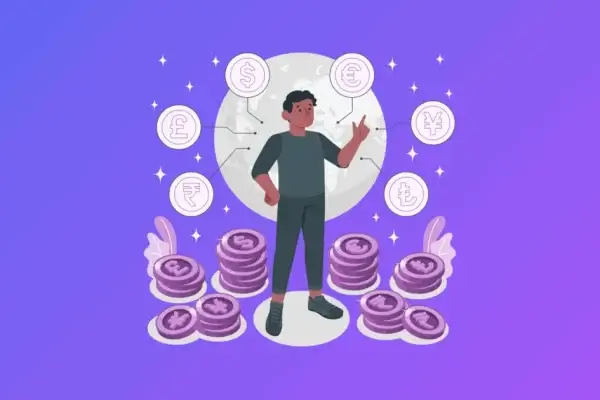 Illustration representing course creator revenue and platform fee economics