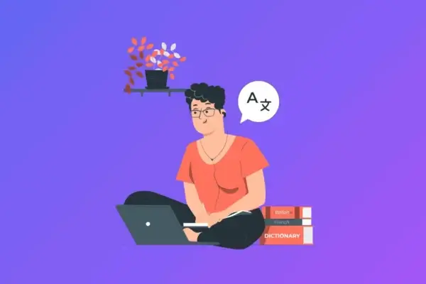 Illustration representing adding an online course library to a WordPress community site with Learnomy