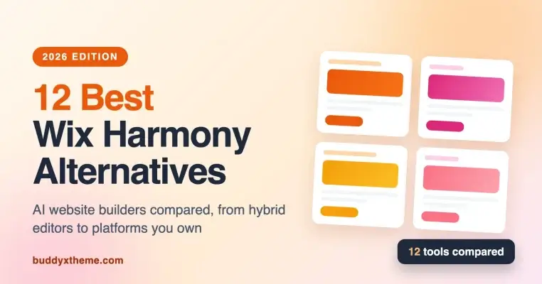 12 Best Wix Harmony Alternatives for AI Website Building