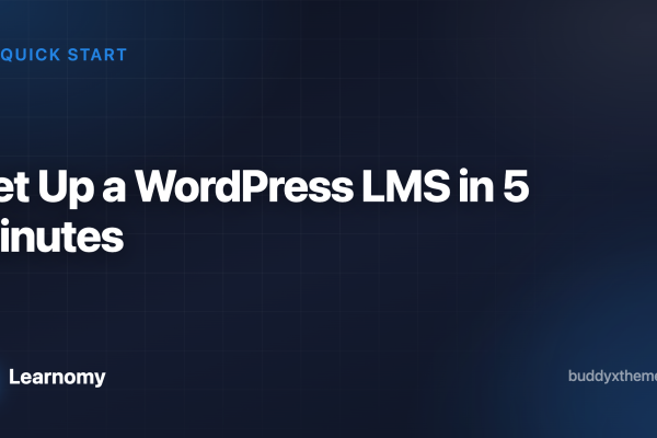 Set Up a WordPress LMS in 5 Minutes (No Code)