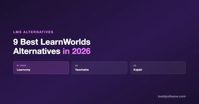 9 Best LearnWorlds Alternatives in 2026 (Including a Free One)